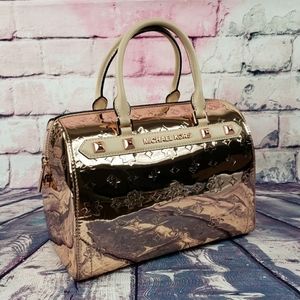 Michael Kors Kara LG Duffle Satchel Pink
